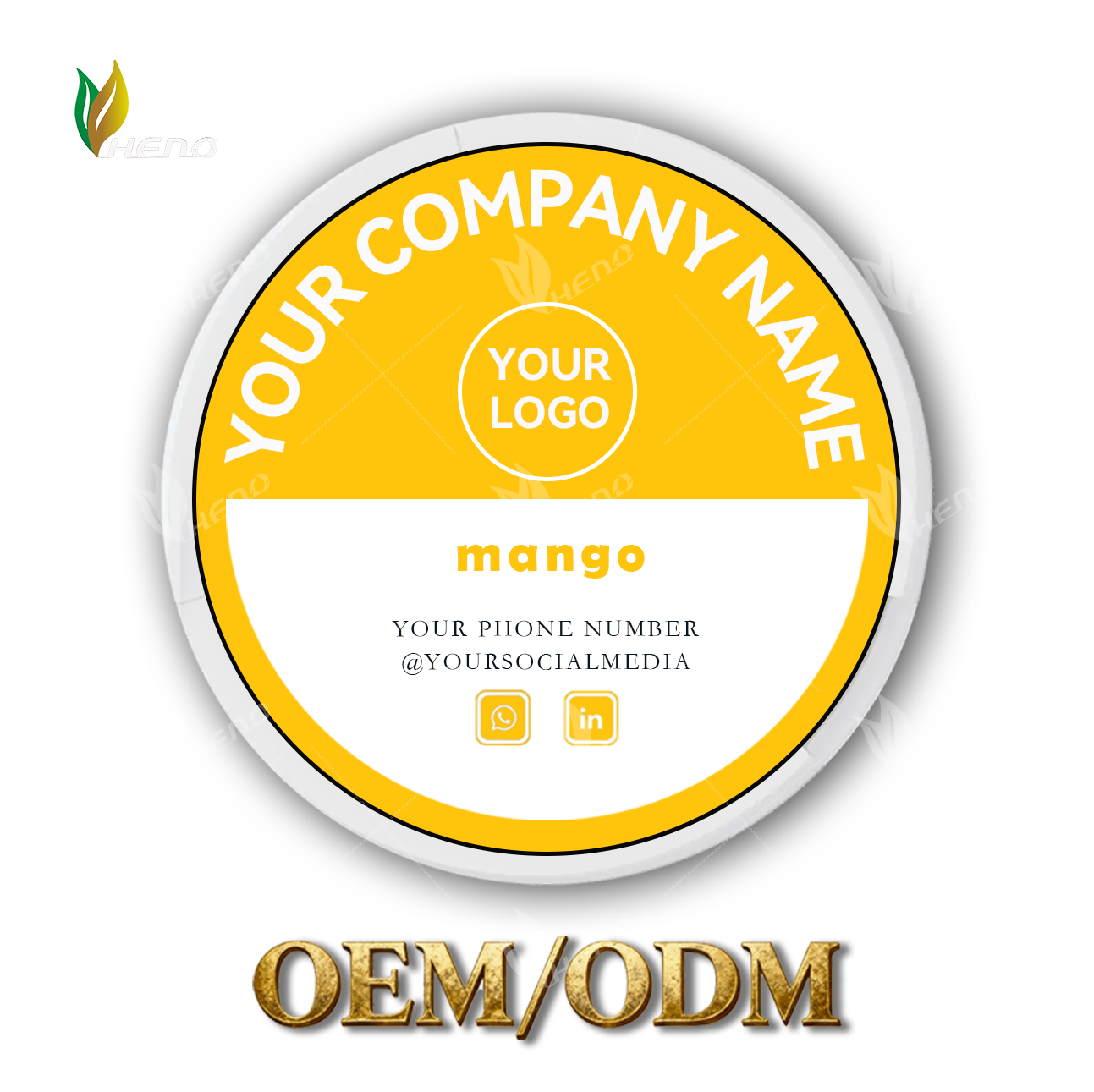 Φακελάκια νικοτίνης με μάνγκο