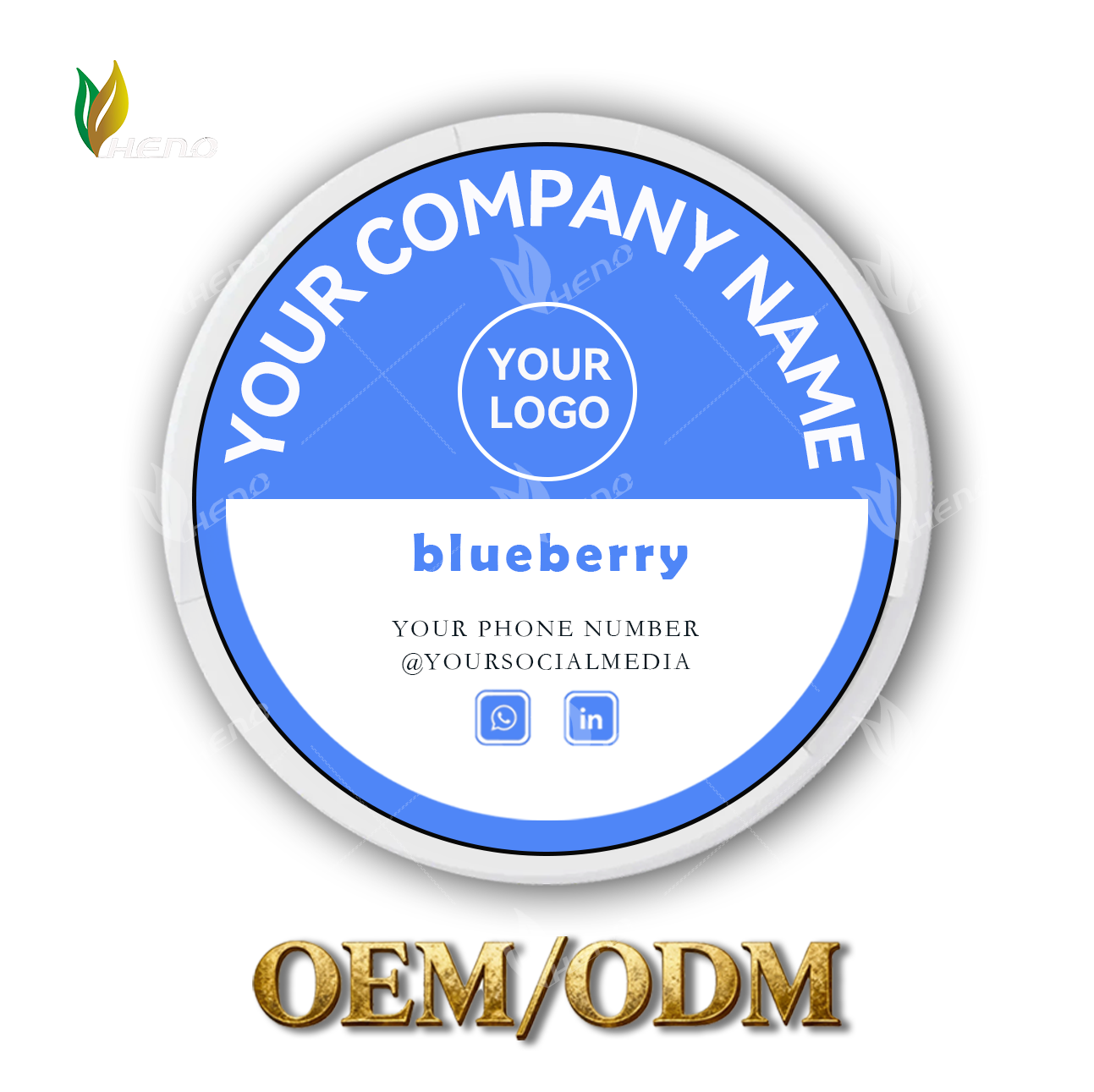 Δροσερά φακελάκια νικοτίνης με μύρτιλλα